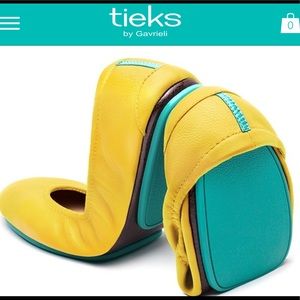 TIEKS Mustard Yellow Ballerina Flats